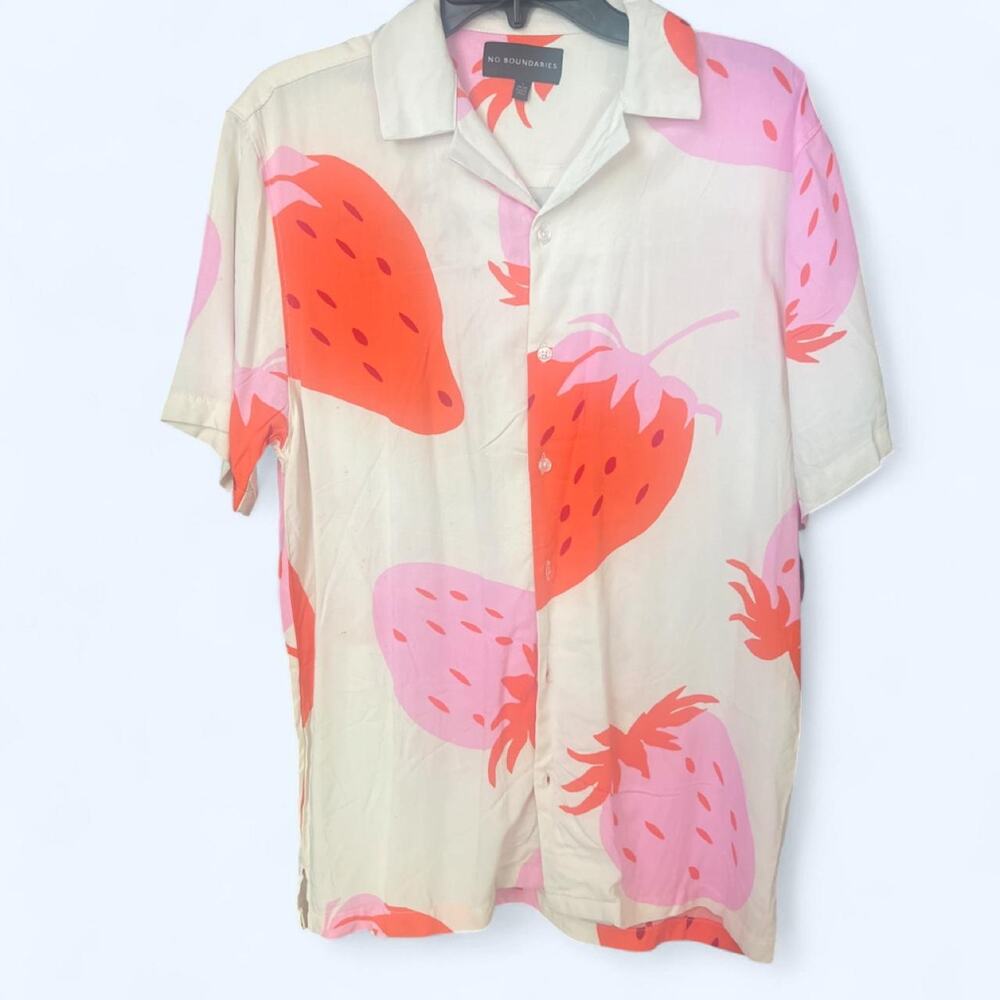 No boundaries strawberry print